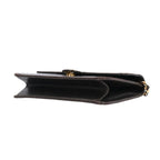 Black Leather Chanel Shoulder Bag