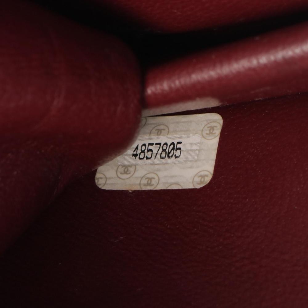 Black Leather Chanel Flap Bag