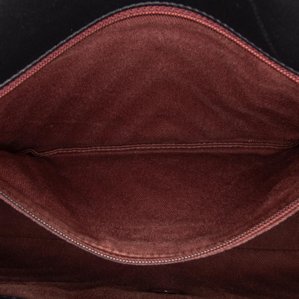 Black Leather Chanel Flap Bag