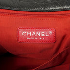 Black Leather Chanel Shoulder Bag