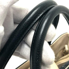 Black Leather Chanel Shoulder Bag