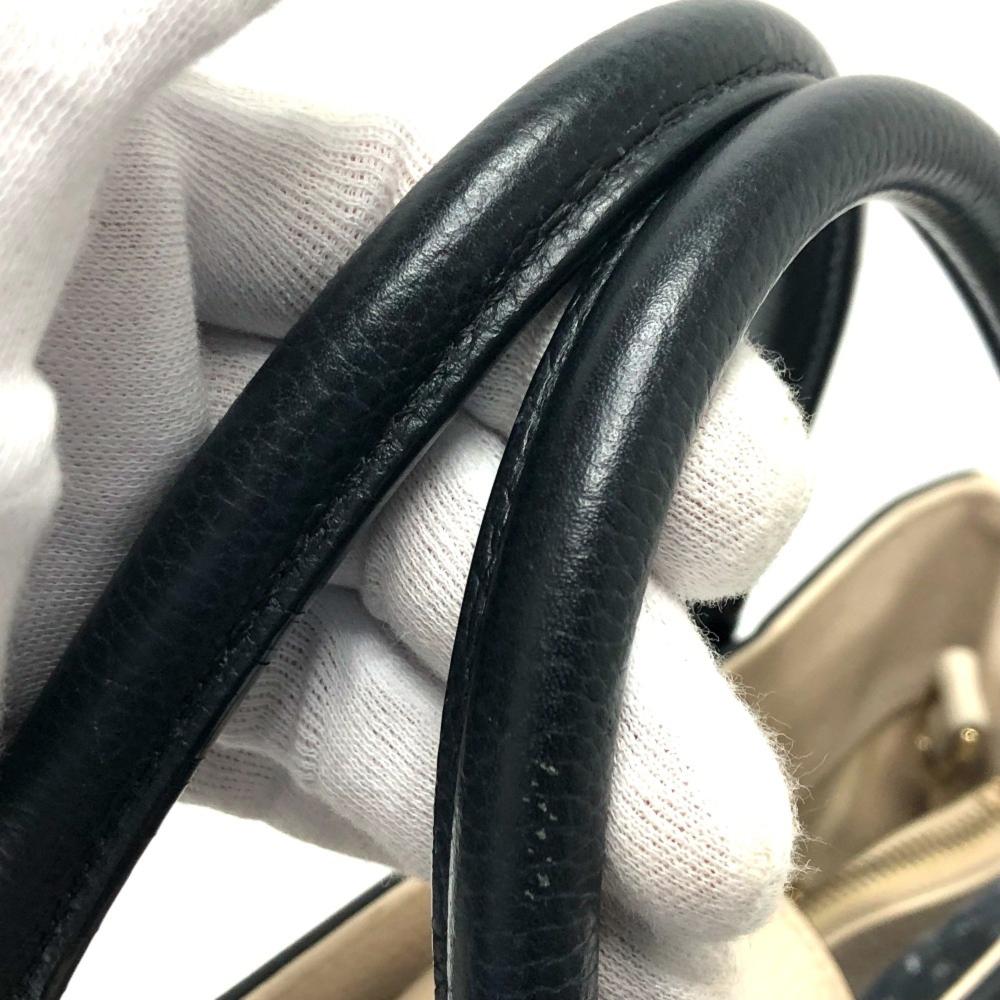 Black Leather Chanel Shoulder Bag