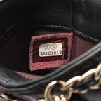 Black Leather Chanel Crossbody Bag