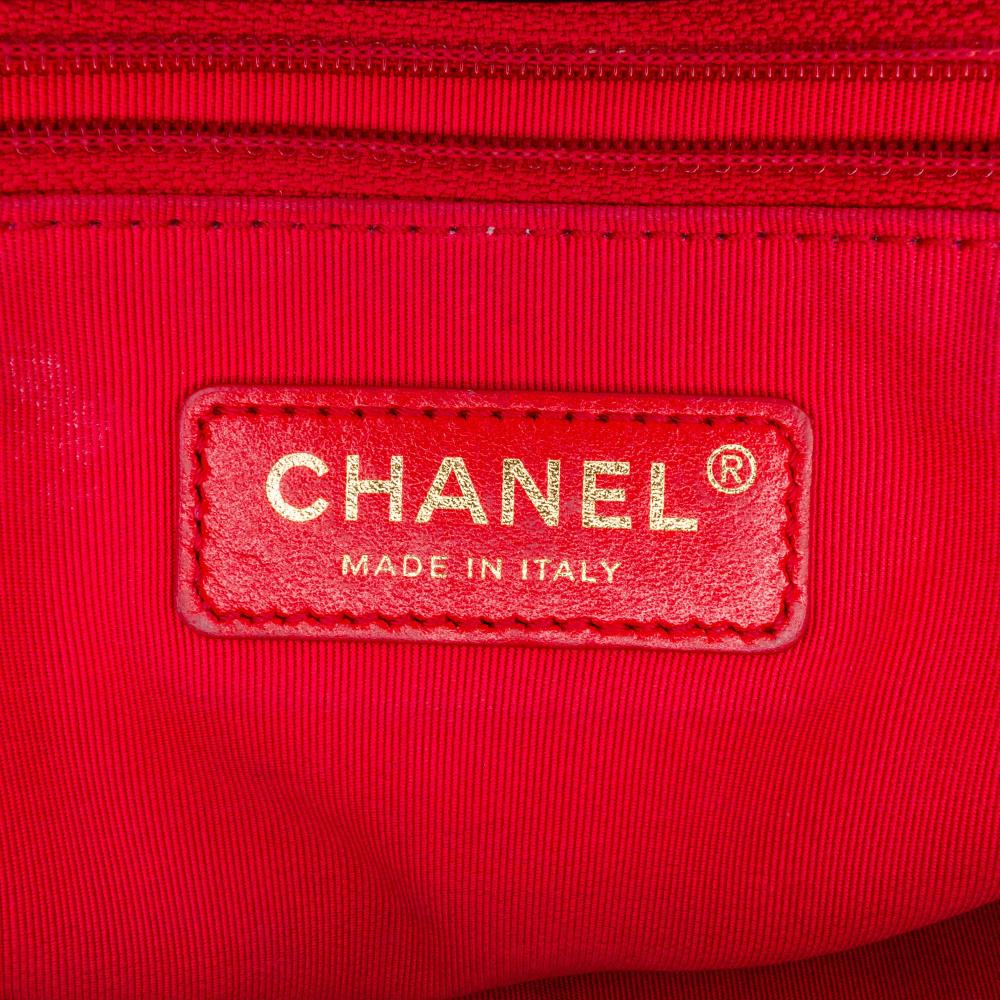 Black Leather Chanel Flap Bag