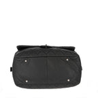Black Leather Chanel Shoulder Bag