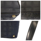 Black Leather Chanel Travel Line
