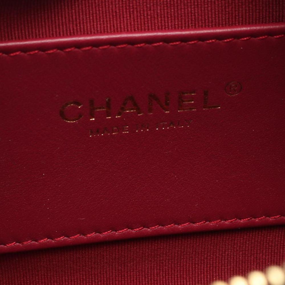 Black Leather Chanel Crossbody Bag