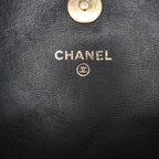 Black Leather Chanel Crossbody Bag