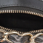 Black Leather Chanel Crossbody Bag
