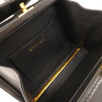 Black Leather Chanel Travel Bag