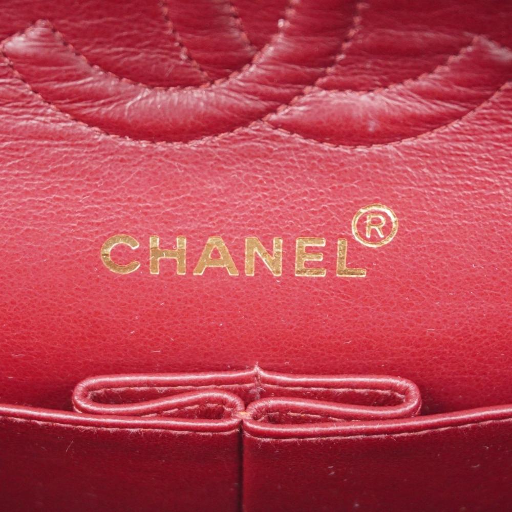 Black Leather Chanel Flap Bag