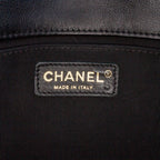 Black Leather Chanel Flap Bag