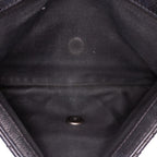 Black Leather Chanel Flap Bag