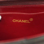 Black Leather Chanel Shoulder Bag