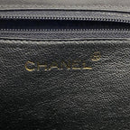 Black Leather Chanel Shoulder Bag