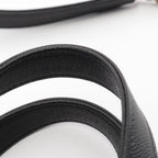Black Leather Chanel Crossbody Bag
