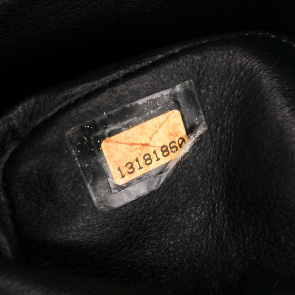 Black Leather Chanel Shoulder Bag