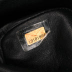 Black Leather Chanel Shoulder Bag
