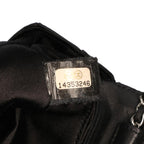 Black Leather Chanel Crossbody Bag