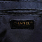 Black Leather Chanel Travel Line