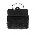 Black Leather Chanel Shoulder Bag
