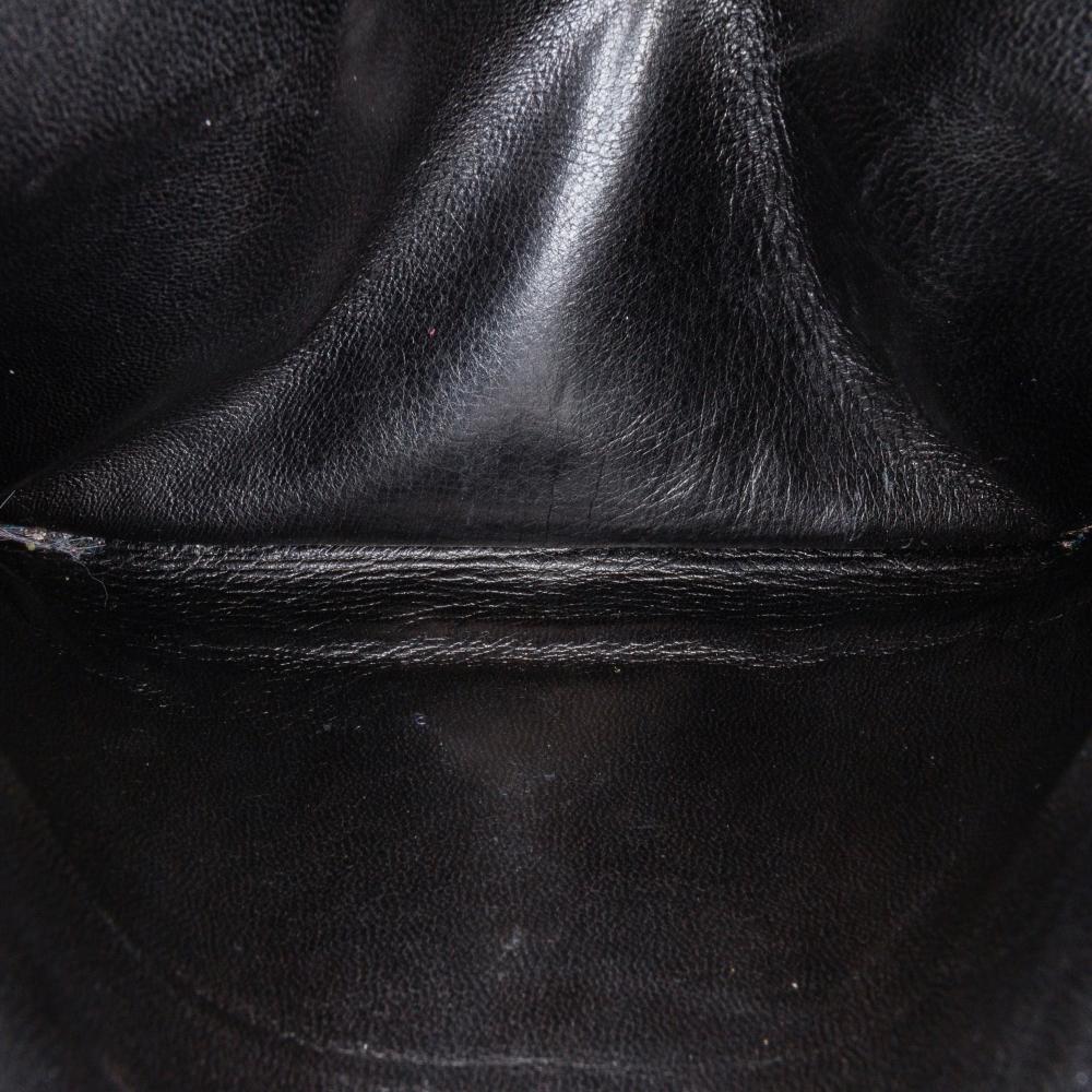 Black Leather Chanel Flap Bag