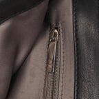 Black Leather Chanel Flap Bag