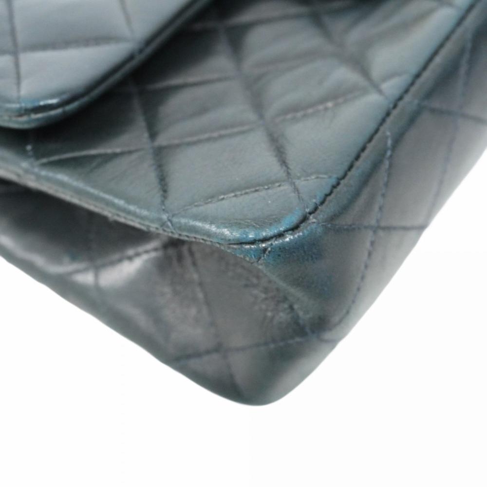 Black Leather Chanel Flap Bag