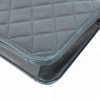 Black Leather Chanel Shoulder Bag