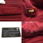 Black Leather Chanel Shoulder Bag
