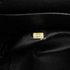 Black Leather Chanel Flap Bag