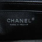 Black Leather Chanel Crossbody Bag