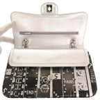 Black Leather Chanel Flap Bag