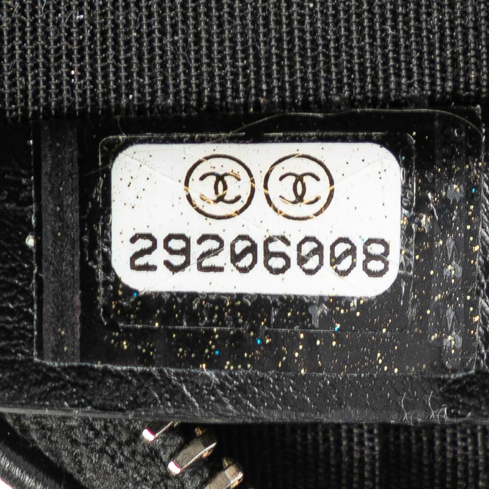Black Leather Chanel Crossbody Bag