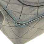 Black Leather Chanel Flap Bag