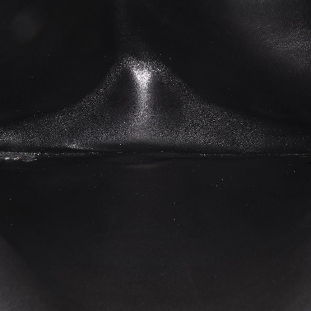 Black Leather Chanel Flap Bag