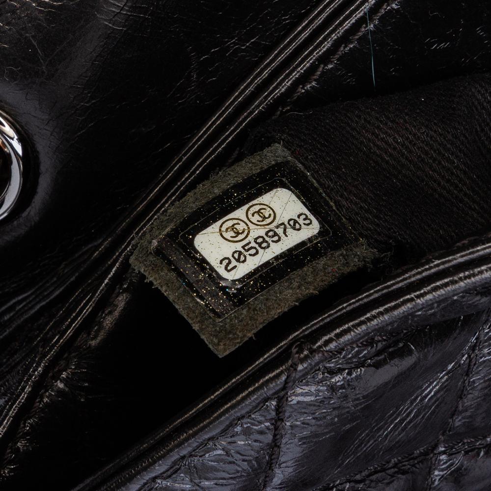 Black Leather Chanel Flap Bag