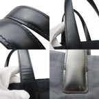 Black Leather Chanel Travel Line