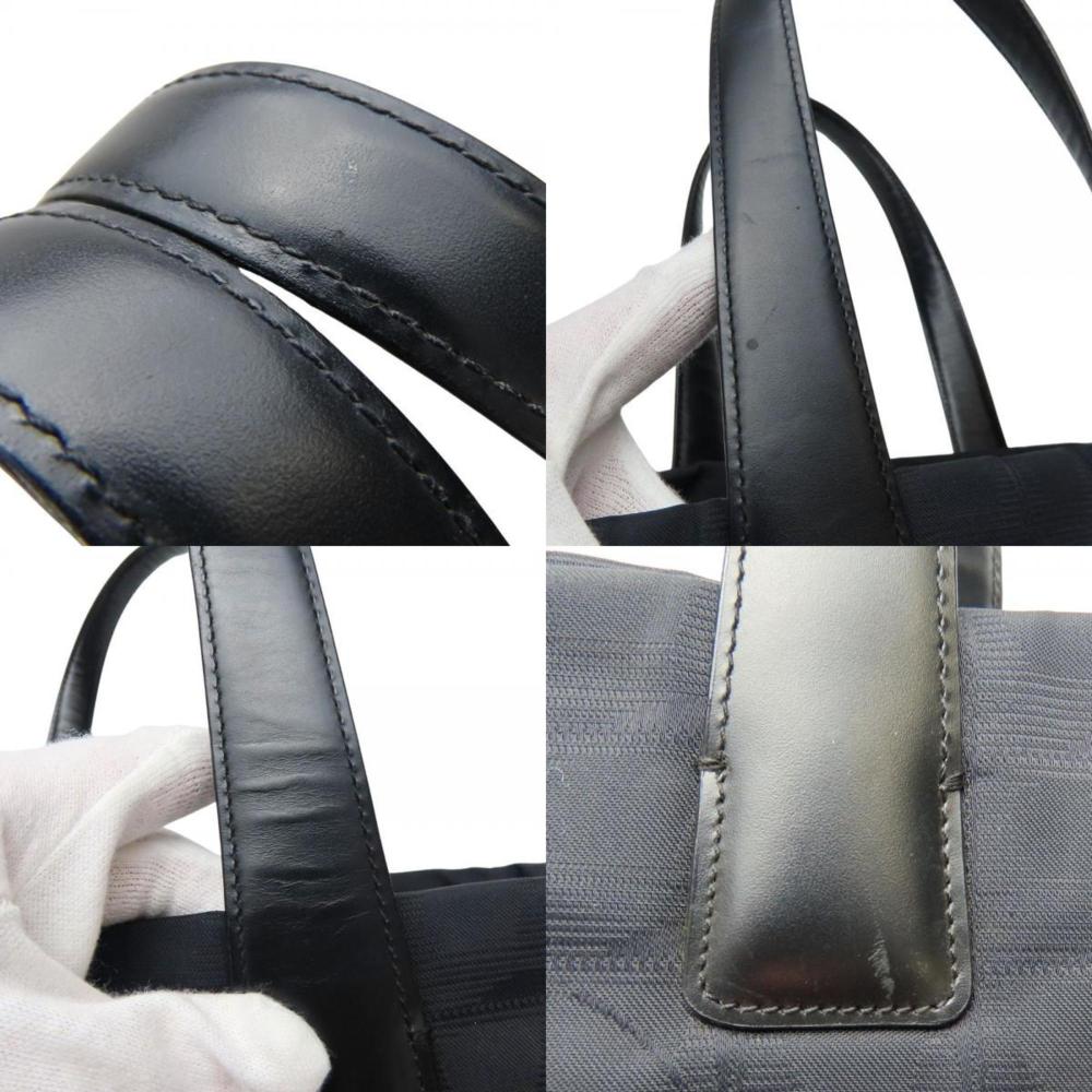 Black Leather Chanel Travel Line