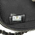 Black Leather Chanel Crossbody Bag