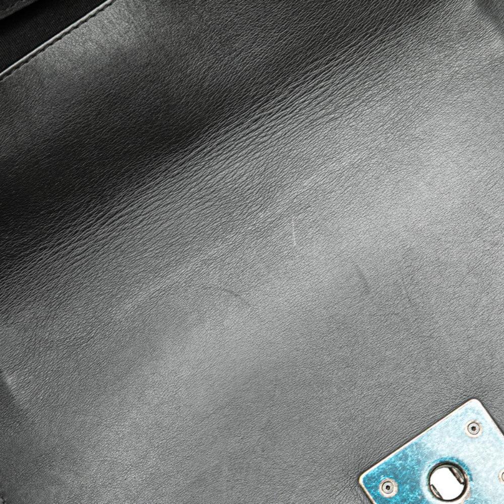 Black Leather Chanel Crossbody Bag
