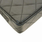 Black Leather Chanel Shoulder Bag