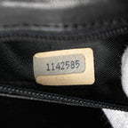 Black Leather Chanel Flap Bag