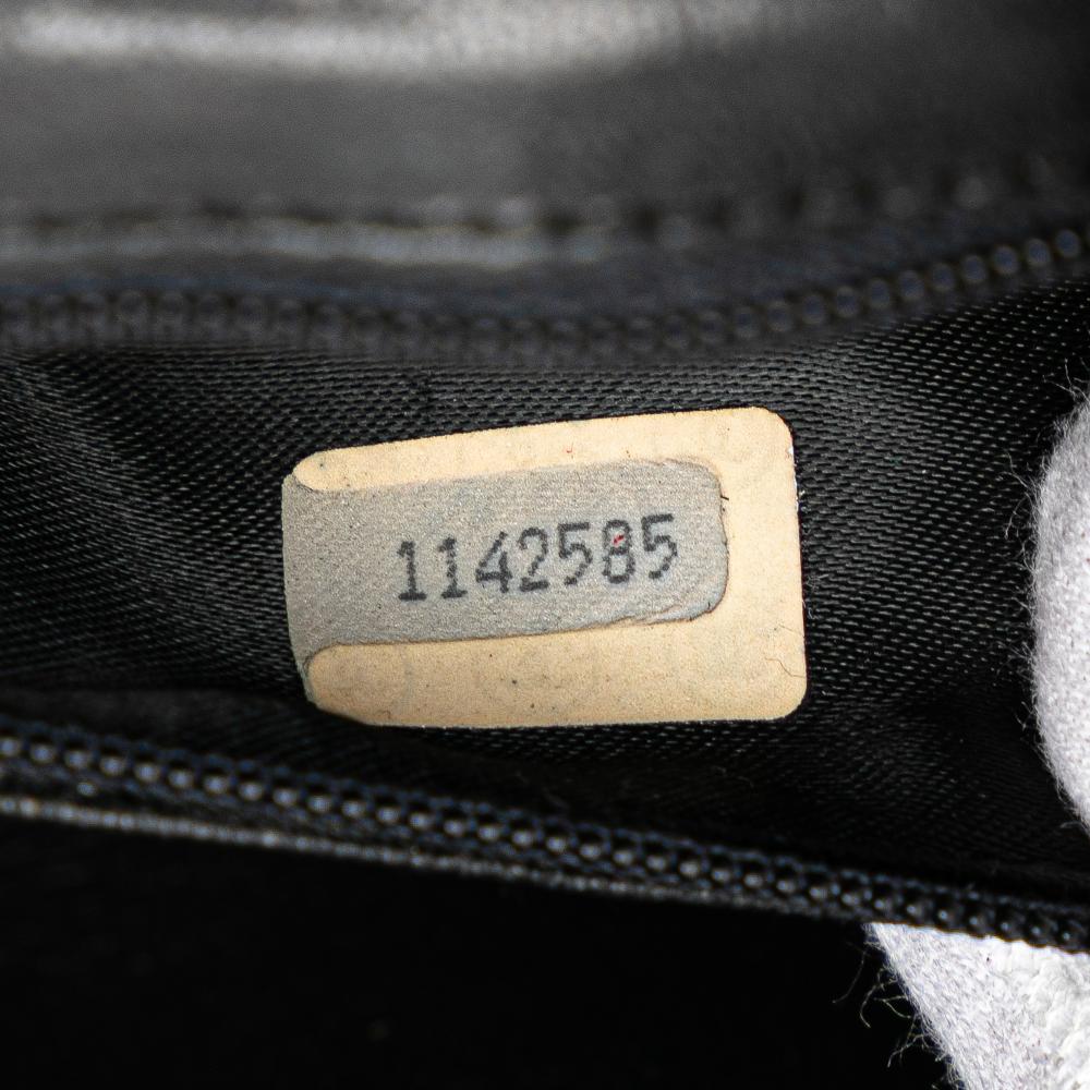 Black Leather Chanel Flap Bag