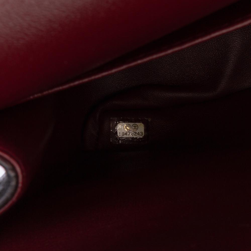 Black Leather Chanel Flap Bag