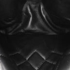 Black Leather Chanel Flap Bag