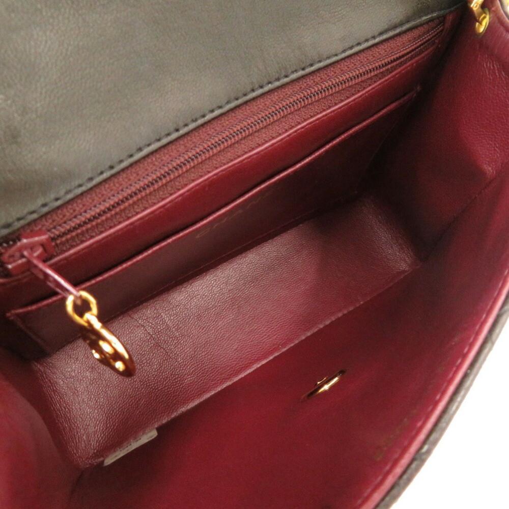 Black Leather Chanel Shoulder Bag