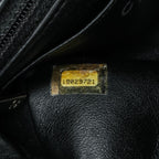 Black Leather Chanel Flap Bag