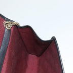Black Leather Chanel Shoulder Bag
