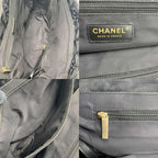 Black Leather Chanel Travel Line